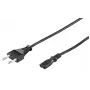 Microconnect PE030710 virtajohto musta 1 m virtapistoke tyyppi C C7-liitin
