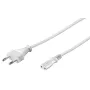 Microconnect PE030720W virtajohto valkoinen 2 m virtapistoke tyyppi C C7-liitin