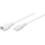 Microconnect PE040605W virtajohto valkoinen 0,5 m C14-liitin C13-liitin