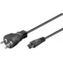 Microconnect PE120810 virtajohto musta 1 m virtapistoke tyyppi K C5-liitin