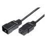 Microconnect PE141510 virtajohto musta 1 m C20-liitin C19-liitin