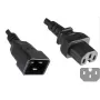 Microconnect PE152018 virtajohto musta 1,8 m C20-liitin C15-liitin