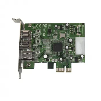 StarTech.com 3 porttia 2b 1a Low Profile 1394 PCI Express FireWire -korttiadapteri