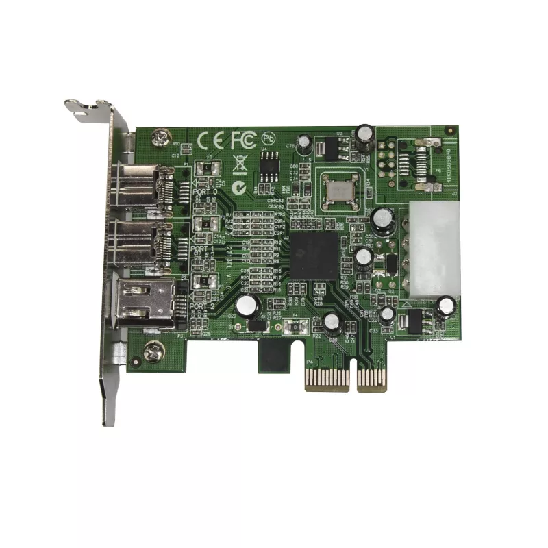 StarTech.com 3 porttia 2b 1a Low Profile 1394 PCI Express FireWire -korttiadapteri