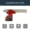 StarTech.com x4 PCI Express – SFF-8643 -adapteri PCIe NVMe U.2 SSD:lle