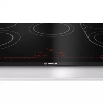 Bosch Serie 8 PKM875DP1D keittotaso musta, ruostumaton teräs kalusteisiin asennettava keraaminen keittotaso 5 vyöhykettä