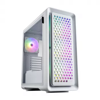 FSP CUT593P kotelo Full Tower mITX, mATX, ATX valkoinen ARGB