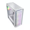 FSP CUT593P kotelo Full Tower mITX, mATX, ATX valkoinen ARGB