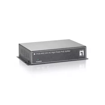 LevelOne Fast Ethernet High Power PoE -splitteri, 24V AC -lähtö