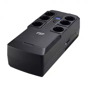 FSP NanoFit 600 keskeytymätön virransyöttö (UPS) standby (offline) 0,6 kVA 360 W 6 AC-lähtöä