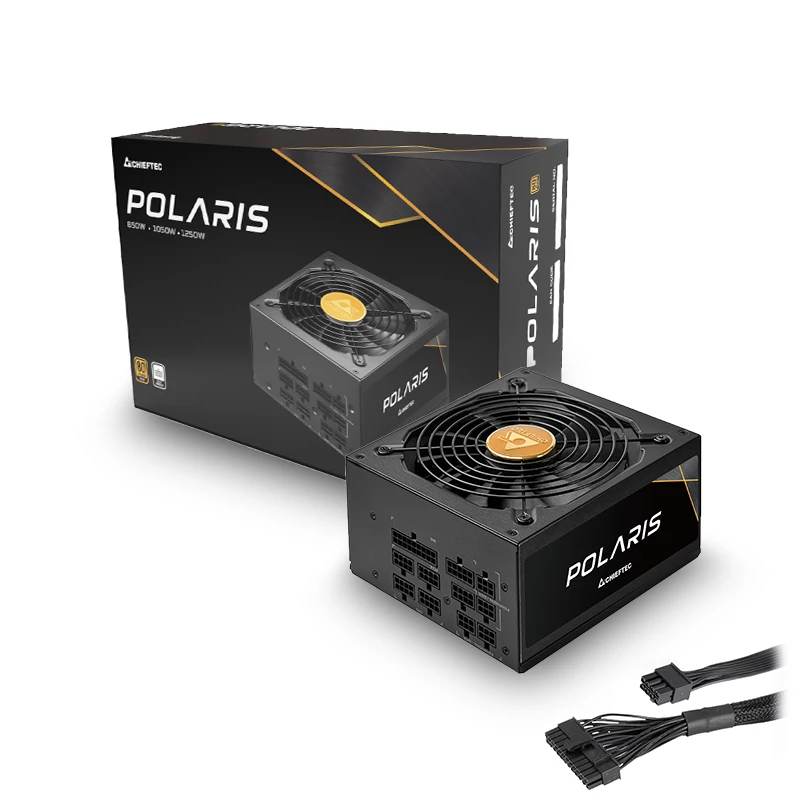 Chieftec Polaris PPS-1050FC virtalähde 1050 W 20+4 pin ATX ATX musta