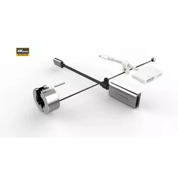 Vivolink PROADRING10S videokaapelisovitin HDMI hopea