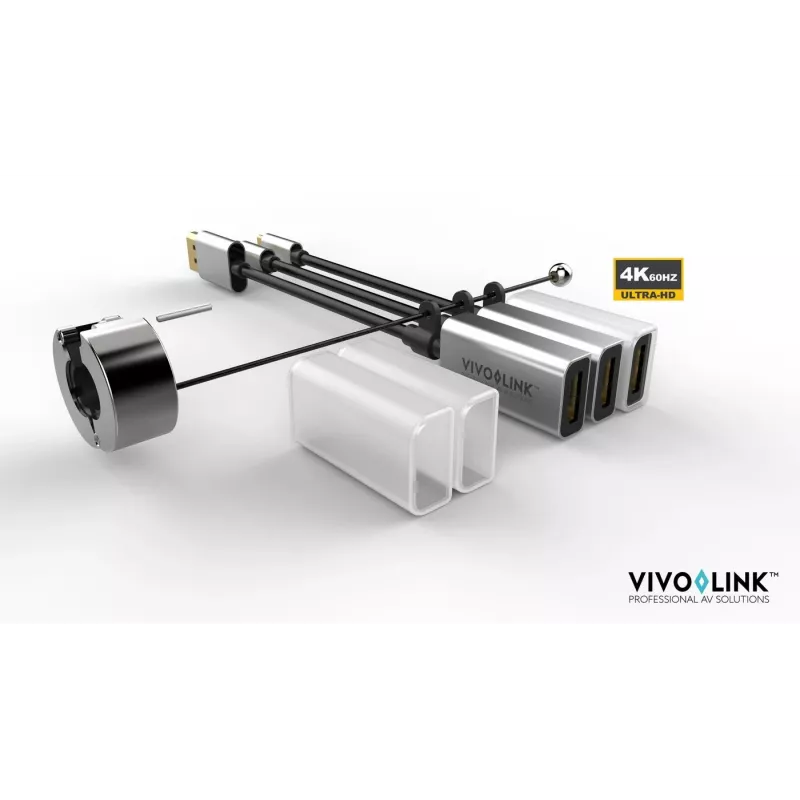 Vivolink PROADRING7S videokaapelisovitin DisplayPort + Mini DisplayPort + USB Type-C 3 x HDMI