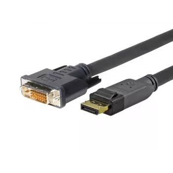 Vivolink PRODPDVI3 videokaapeliadapteri 3 m DisplayPort DVI-D musta