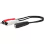Vivolink PROMJFRCAM0.2 audiokaapeli 0,2 m 3,5 mm 2 x RCA musta