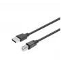 Vivolink PROUSBAB5 USB-kaapeli USB 2.0 5 m USB A USB B musta