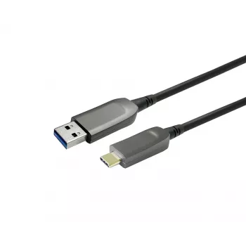 Vivolink PROUSBCAMMOP20 USB-kaapeli USB 3.2 Gen 1 (3.1 Gen 1) 20 m USB C USB A musta