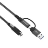 Vivolink PROUSBCMM1.5ADP USB-kaapeli USB 3.2 Gen 2 (3.1 Gen 2) 1,5 m USB C musta