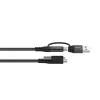 Vivolink PROUSBCMM1.5ADP USB-kaapeli USB 3.2 Gen 2 (3.1 Gen 2) 1,5 m USB C musta