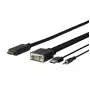 Vivolink PROVGAHDMI3 videokaapeliadapteri 3 m HDMI VGA (D-Sub) + 3,5 mm + USB Type-A musta