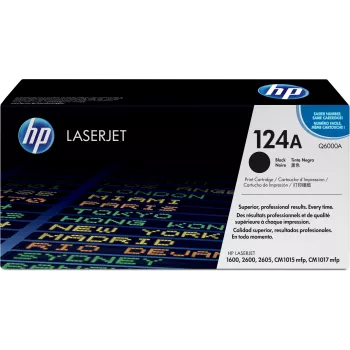 HP 124A musta alkuperäinen LaserJet -värikasetti