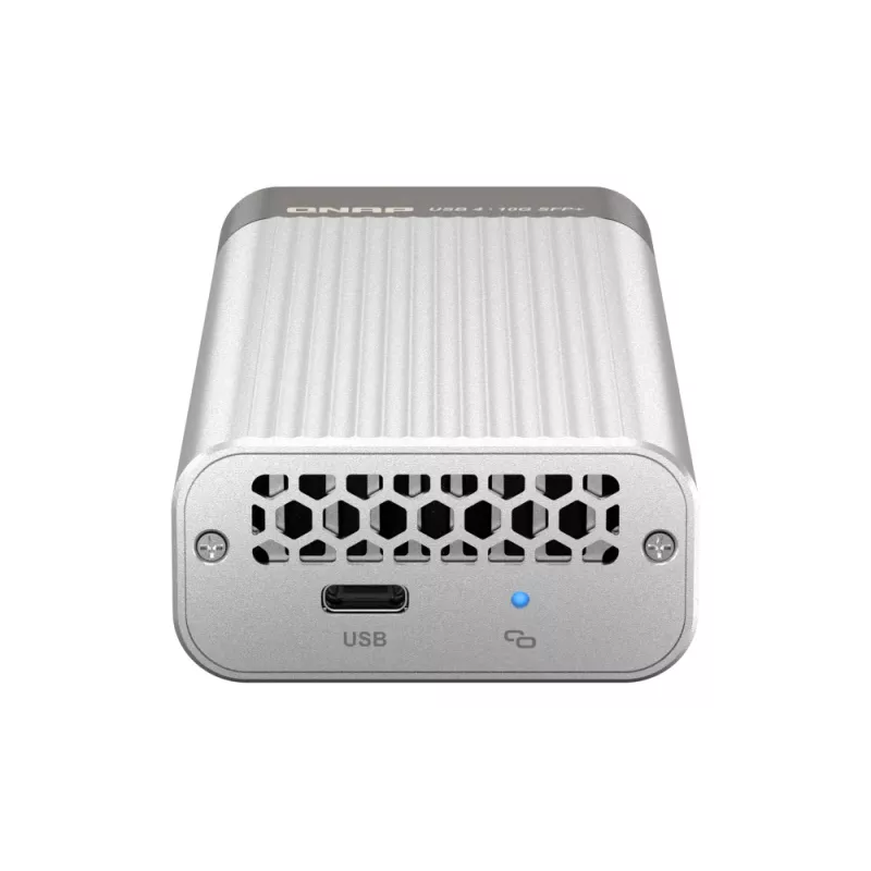 QNAP QNA-UC10G1SF USB 4 Type-C – 1 x 10GbE SFP+ -verkkosovitin, 10000 Mbit/s