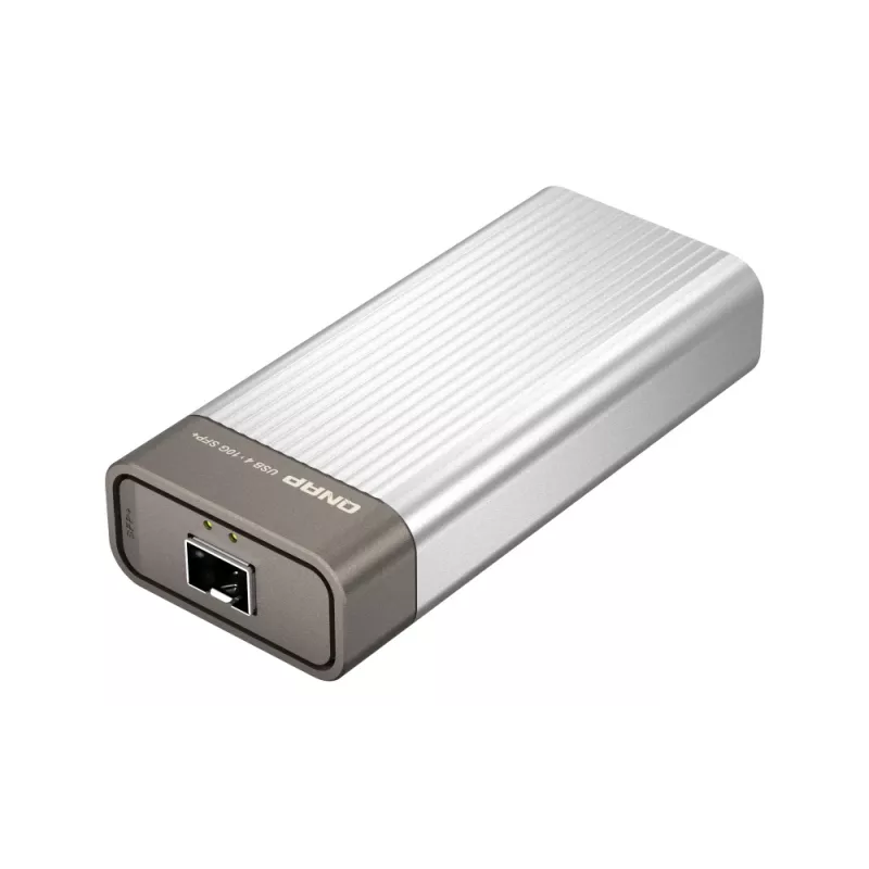 QNAP QNA-UC10G1SF USB 4 Type-C – 1 x 10GbE SFP+ -verkkosovitin, 10000 Mbit/s