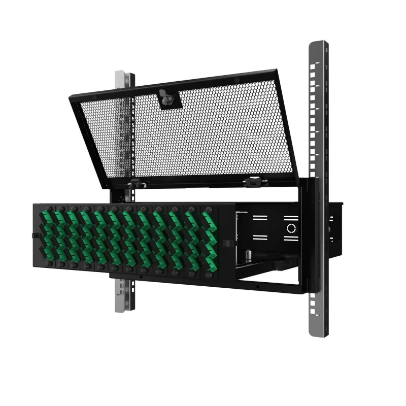 Lanview RAB505BL 5U 19 inch rack-asennuksen turvakansi