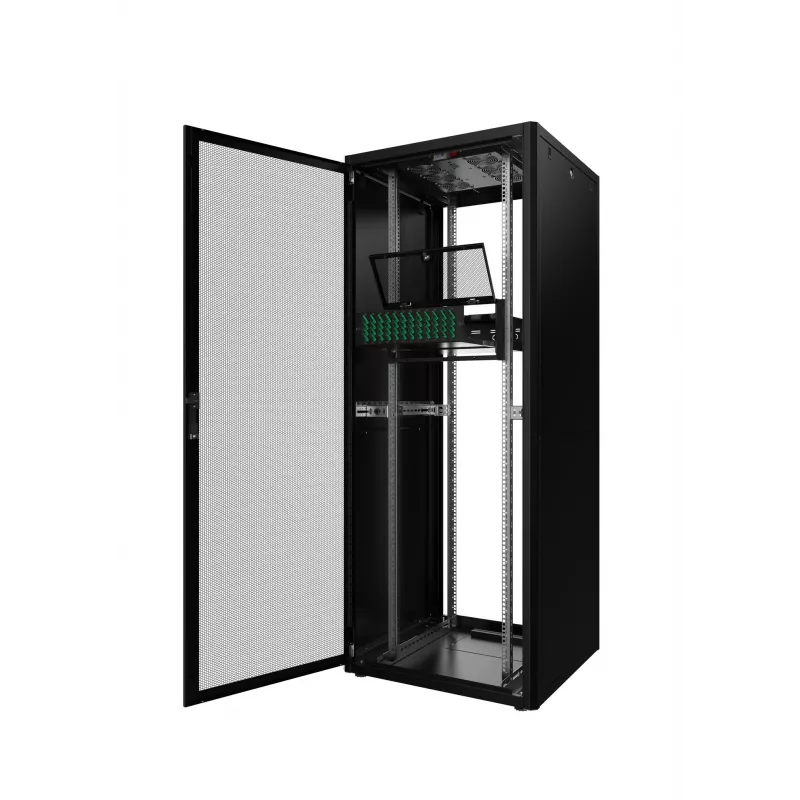 Lanview RAB505BL 5U 19 inch rack-asennuksen turvakansi