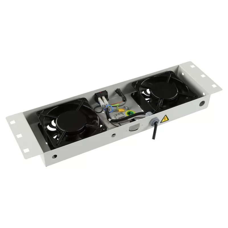 Rack-tarvike Lanview RAF115WH-UK 1U 2 tuuletinta valkoinen
