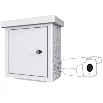 Räkkikaappi Lanview RCCTV001 0U IP66 valkoinen 25kg