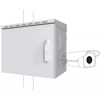 Räkkikaappi Lanview RCCTV005 0U valkoinen