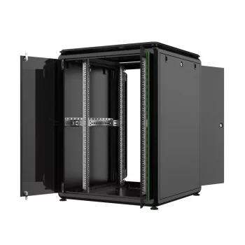 Räkkikaappi Lanview RDL20U88BL 20U musta 600 kg IP20