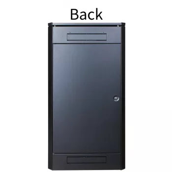Vapaasti seisova räkki LOGON RDL22U68BL 22U 600 kg kapasiteetti musta
