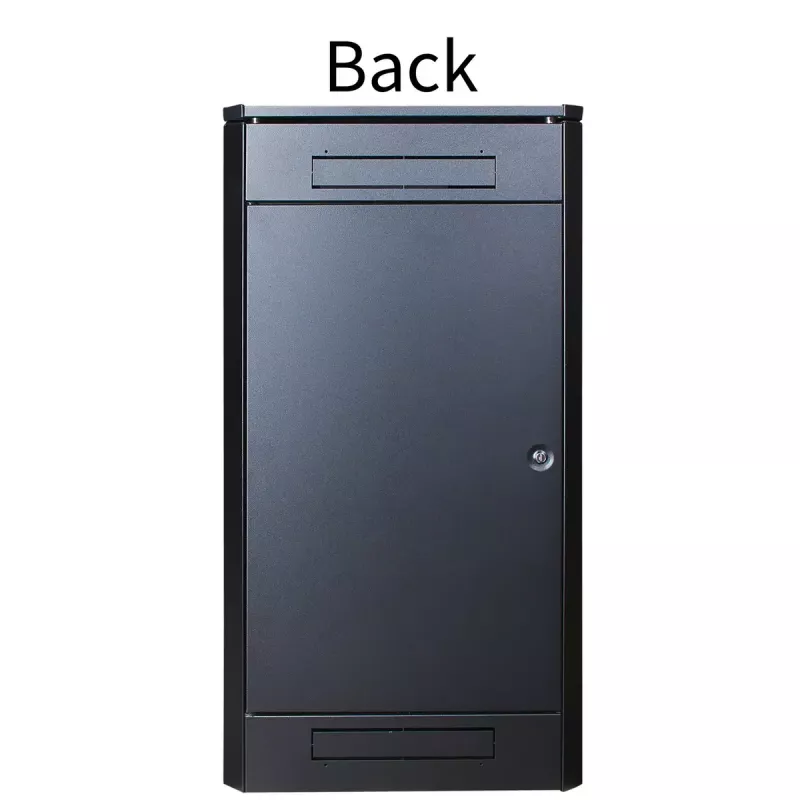 Vapaasti seisova räkki LOGON RDL22U68BL 22U 600 kg kapasiteetti musta