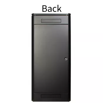 Vapaasti seisova räkki LOGON RDL26U66BL 26U kapasiteetti 600 kg musta