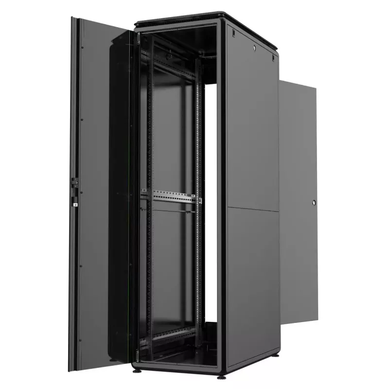 Räkkikaappi Lanview RDL42U61BL 42U musta 600 kg IP20