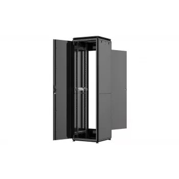 Räkkikaappi Lanview RDL42U66BL 42U musta 600 kg IP20