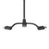 StarTech.com 1 m kestävä USB-monilatauskaapeli, USB Lightning/Micro-USB/Type-C, Apple MFi -sertifioitu, aramidipäällyste, yleinen 3-in-1 USB-latauskaapeli iPhone/iPad/Android