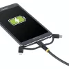StarTech.com 1 m kestävä USB-monilatauskaapeli, USB Lightning/Micro-USB/Type-C, Apple MFi -sertifioitu, aramidipäällyste, yleinen 3-in-1 USB-latauskaapeli iPhone/iPad/Android