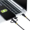 StarTech.com 1 m kestävä USB-monilatauskaapeli, USB Lightning/Micro-USB/Type-C, Apple MFi -sertifioitu, aramidipäällyste, yleinen 3-in-1 USB-latauskaapeli iPhone/iPad/Android