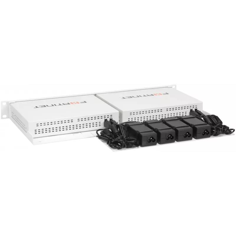 Asennuskiinnike Rackmount.IT RM-FR-T20 1U valkoinen 482 mm