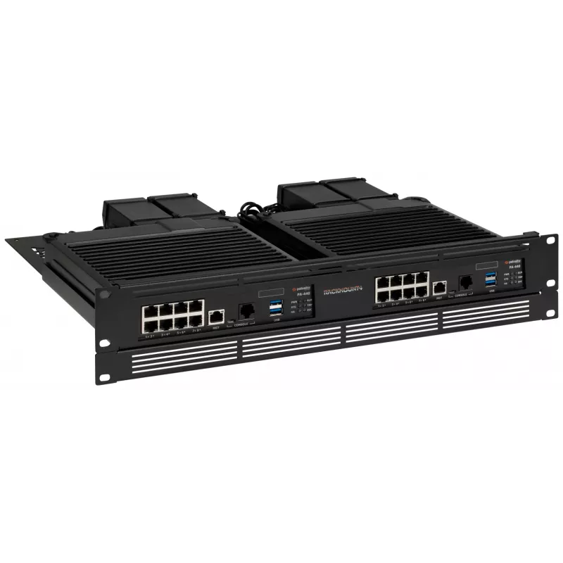 Kiinnitysteline Rackmount.IT RM-PA-T10 1,3U, musta, 483 mm