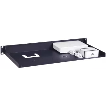 Asennussarja Rackmount.IT RM-UB-T4 1U sininen metallinen 482 mm leveä 217 mm syvä