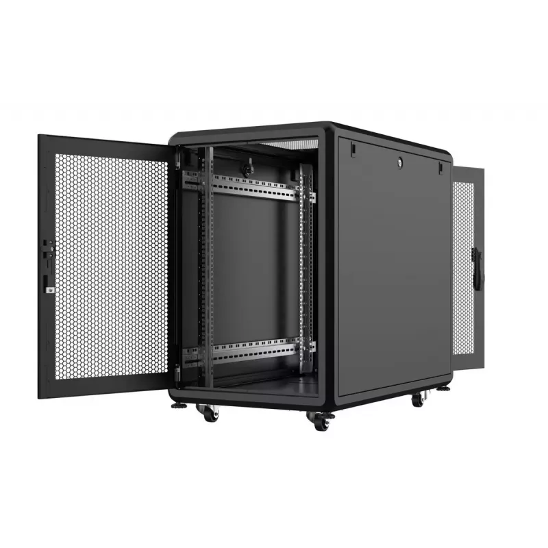 Telinekaappi Lanview RSL16U61BL 16U musta 600 kg IP20