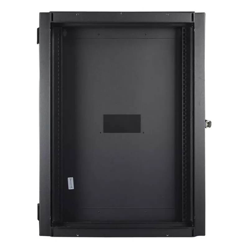 Seinäasennettava kaappi LOGON RWMD16UBL 16U musta 80 kg kantavuus
