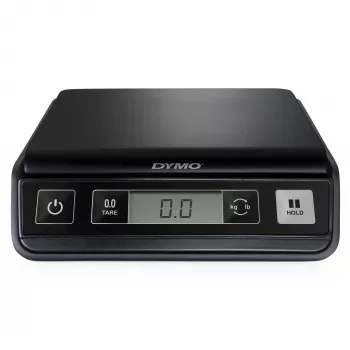 DYMO M2 digitaalinen lähetysvaaka | 2 kg kapasiteetti USB postivaaka | kompakti koko 18,5 cm L x 16,1 cm S x 4,4 cm K
