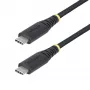 StarTech.com 1 m USB-C-latauskaapeli, tukeva ja erittäin joustava, 240 W (5 A) PD EPR, USB 2.0 -kannettavan latauskaapeli, USB-IF-sertifioitu, kestävä USB-C-latauskaapeli