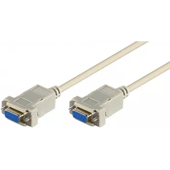 Microconnect SCSENN2 sarjakaapeli valkoinen 1,8 m DB9 F