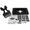 StarTech.com SECTBLTPOS lukittava tablettiteline 9,7 tuuman iPadille, pöytä- tai seinäasennus, teräs, 100 x 100 mm kiinnitys, musta